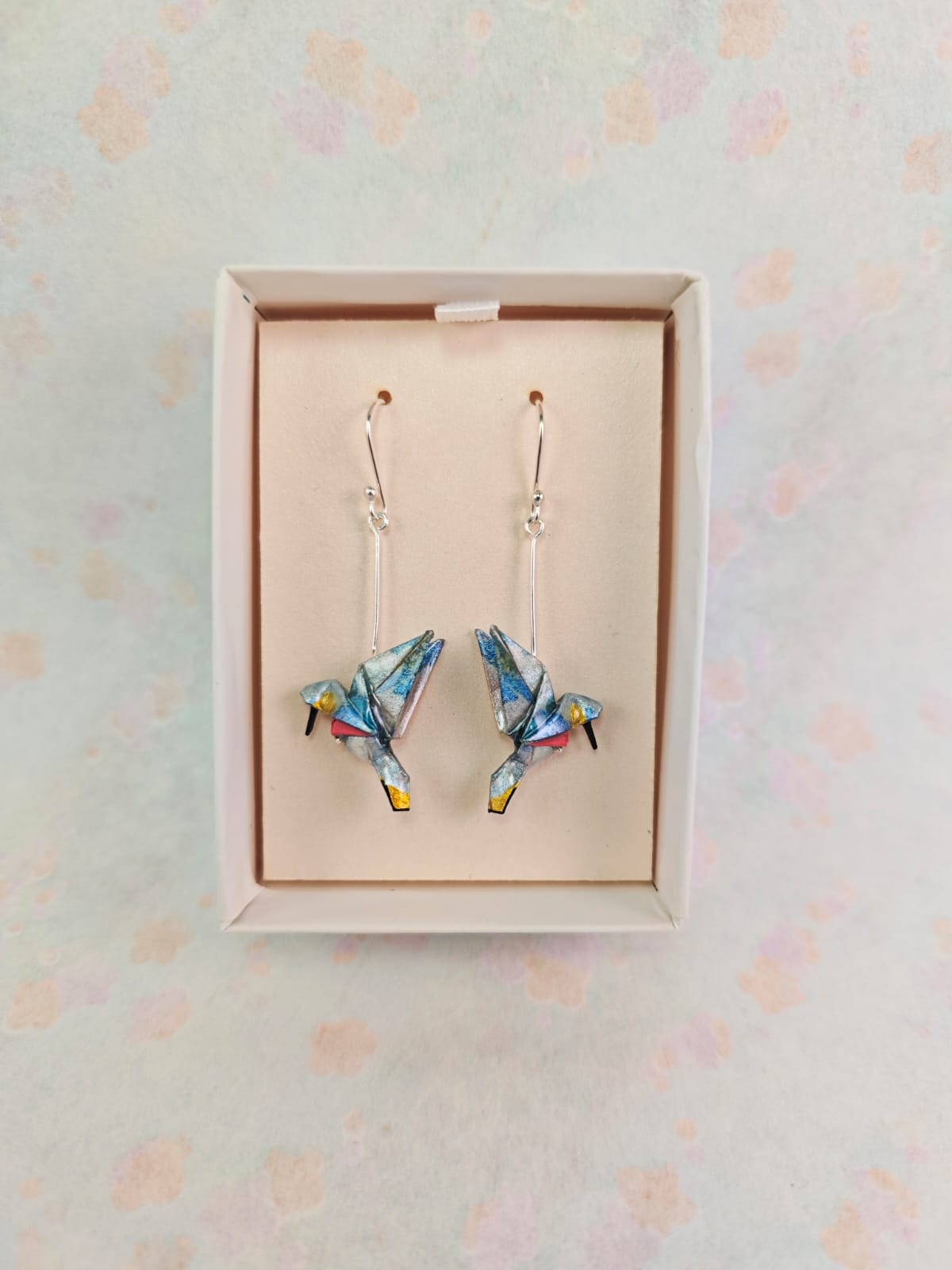Aretes Colibrí plata