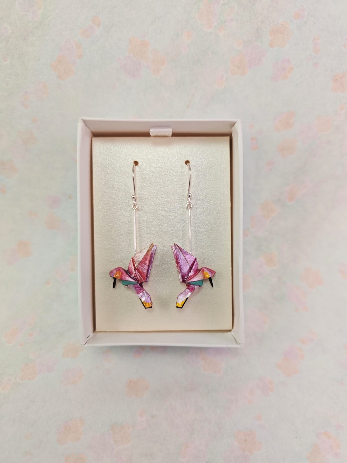 Aretes Colibrí plata