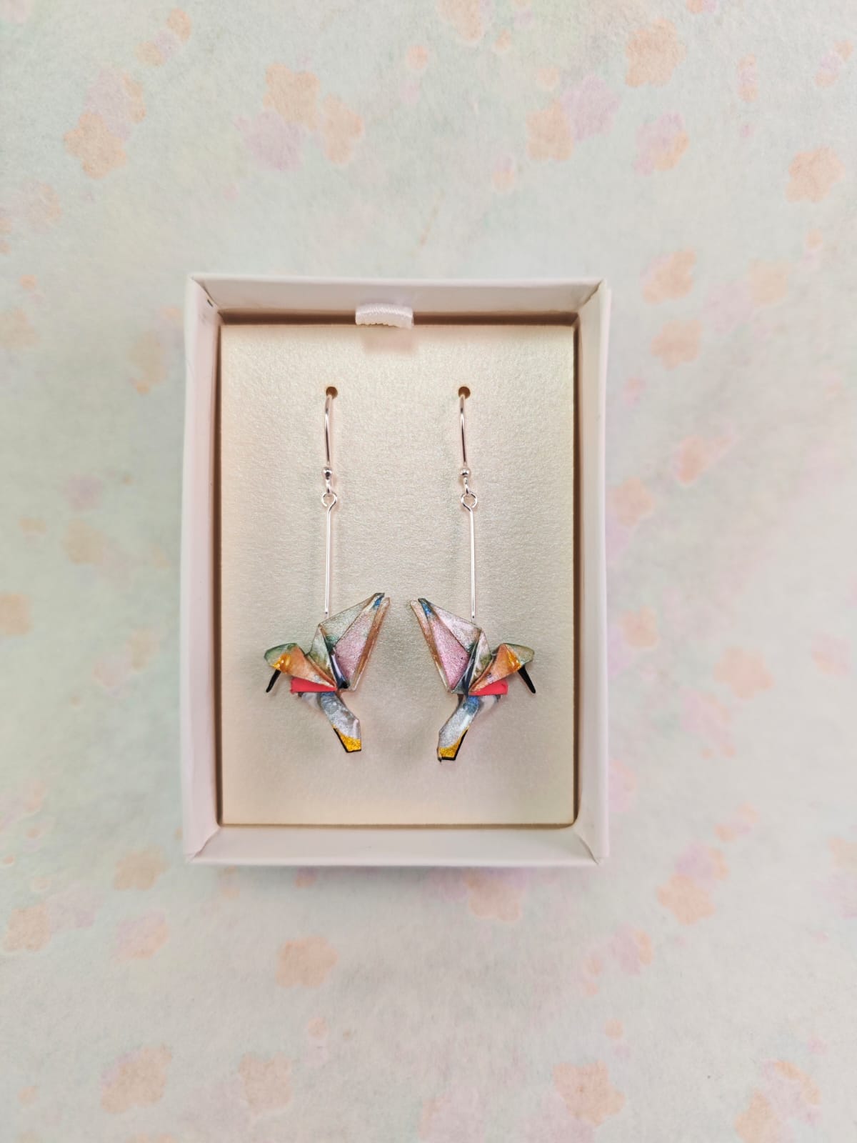 Aretes Colibrí plata