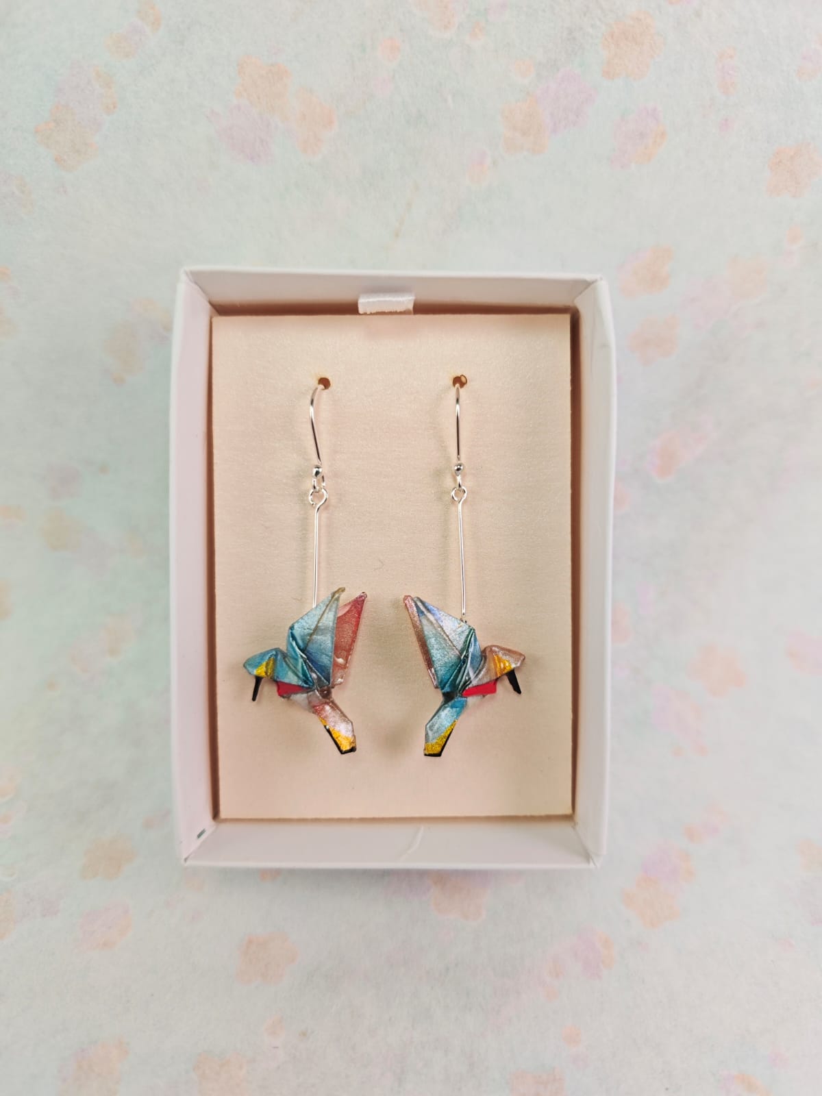 Aretes Colibrí plata