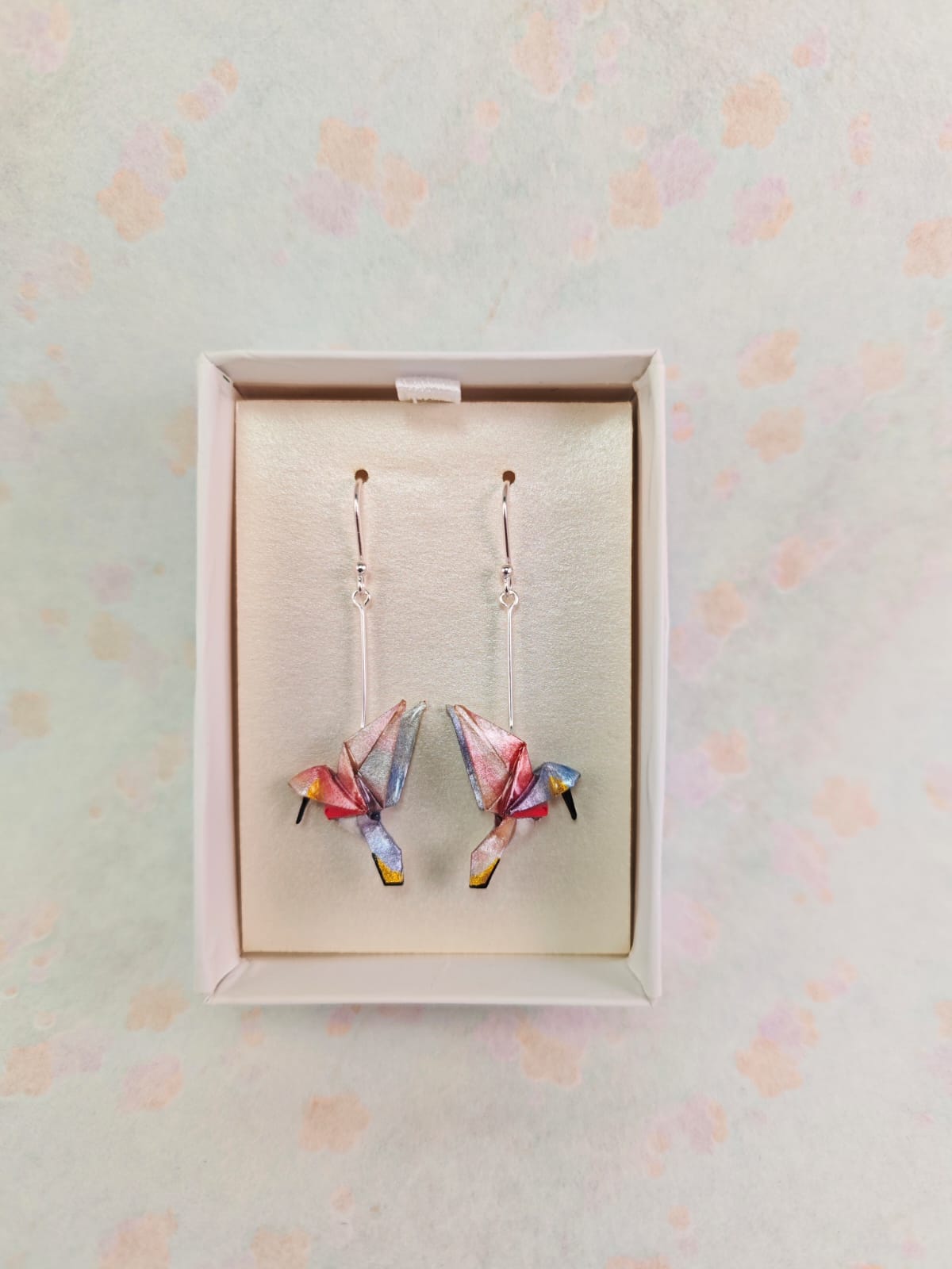 Aretes Colibrí plata