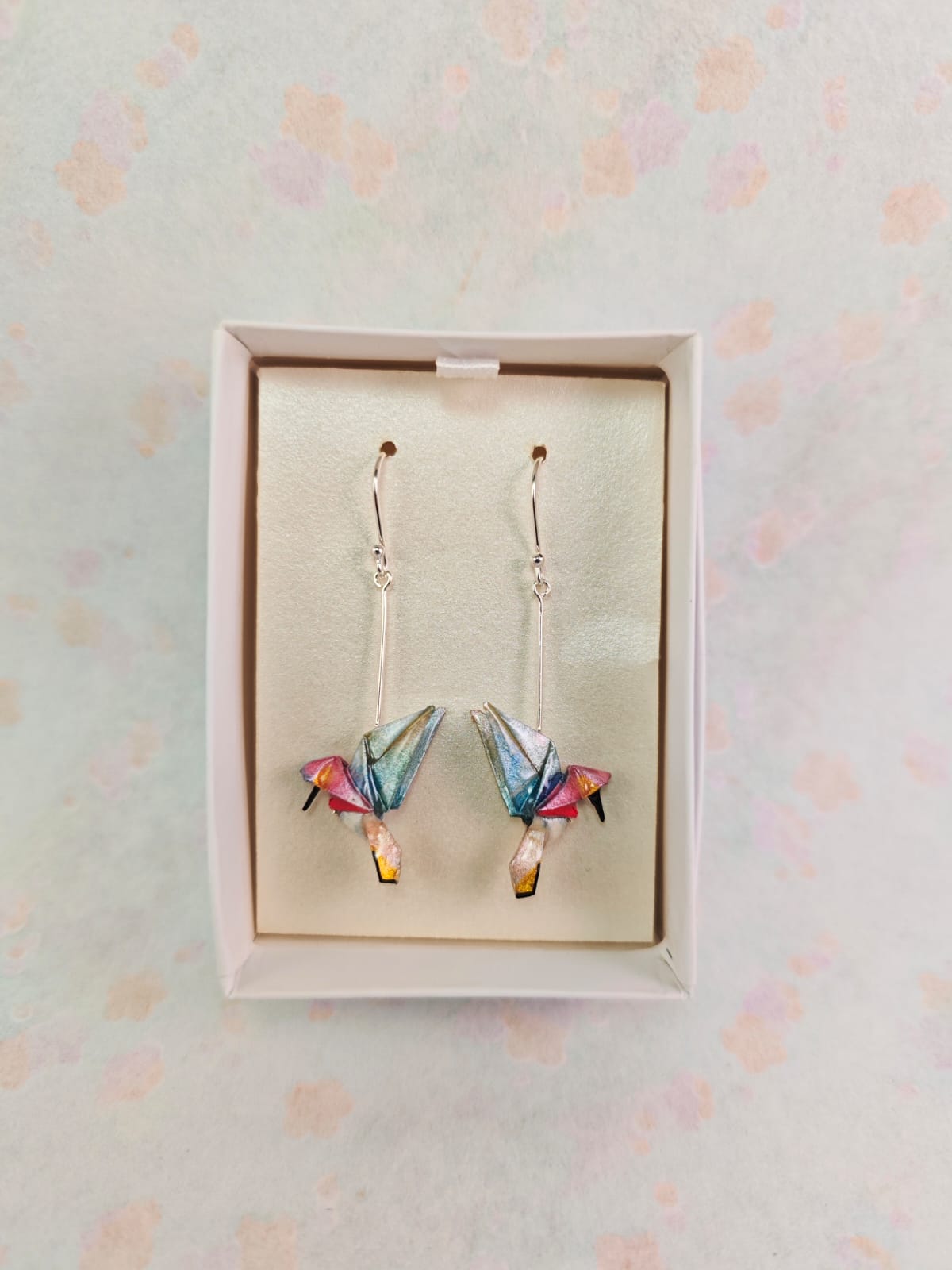Aretes Colibrí plata