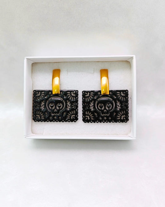 Aretes Papel picado