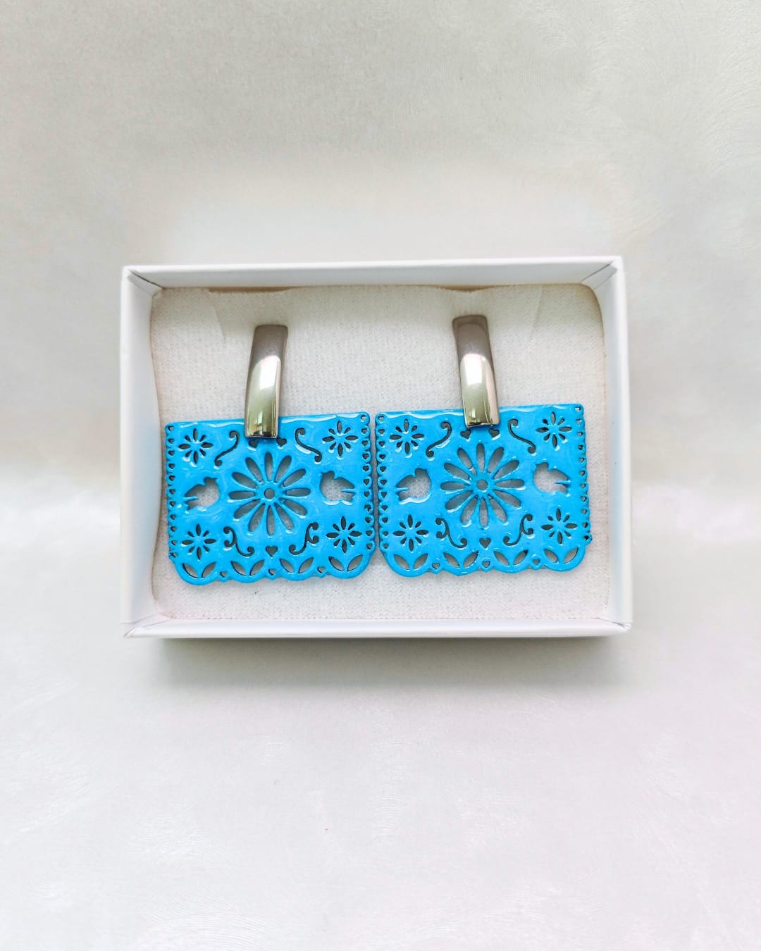 Aretes Papel picado