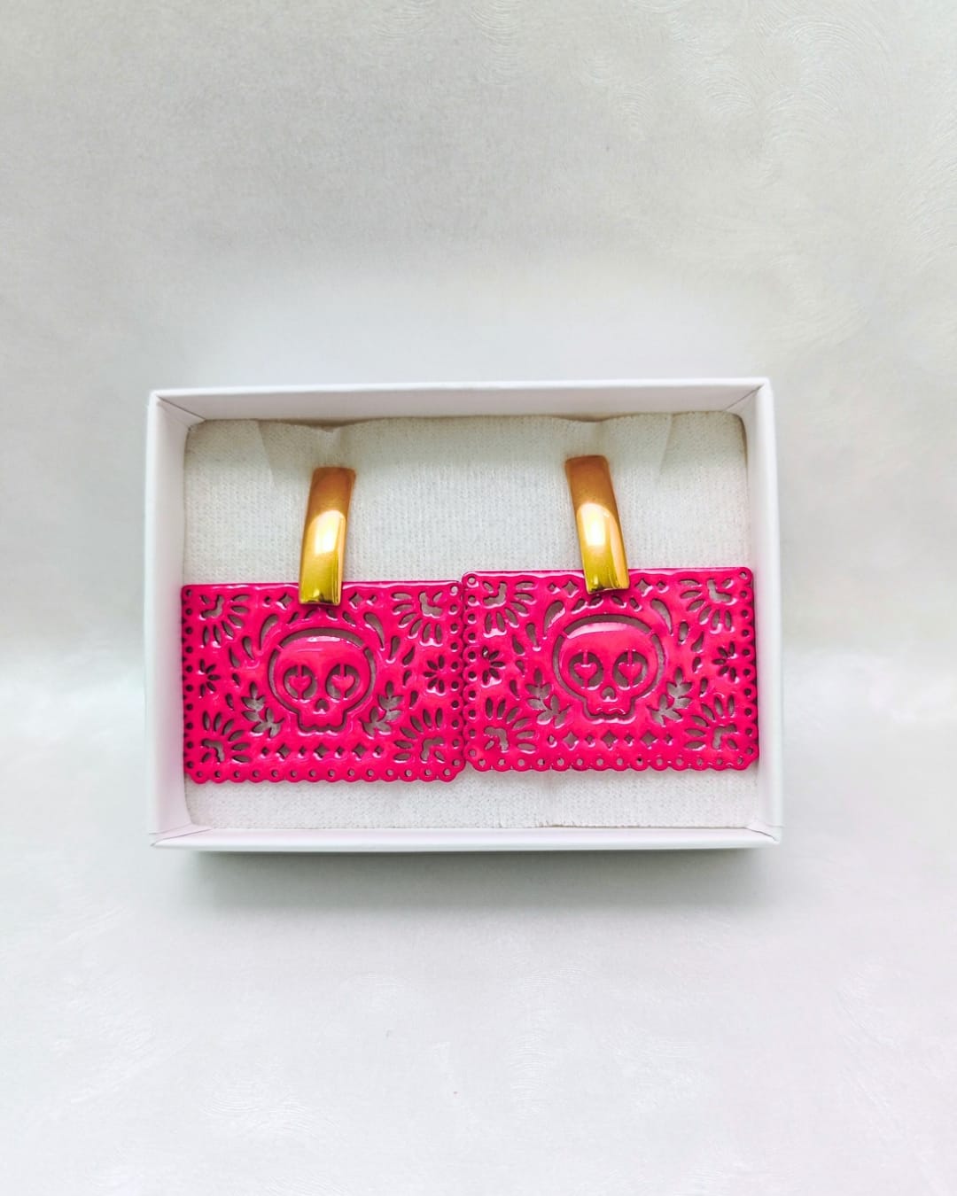 Aretes Papel picado