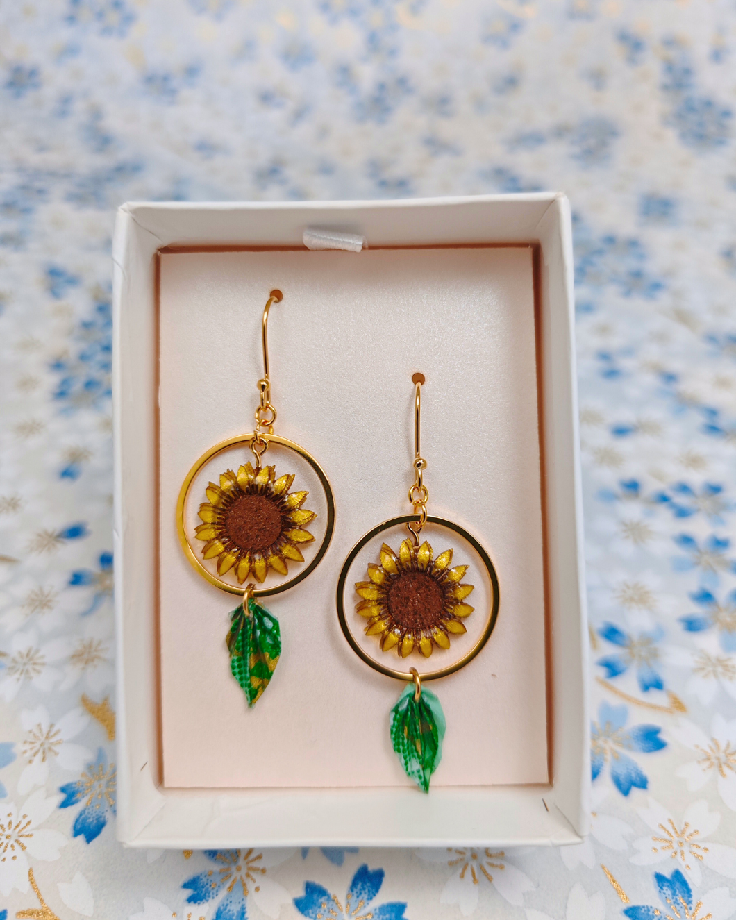 Pendientes Girasol