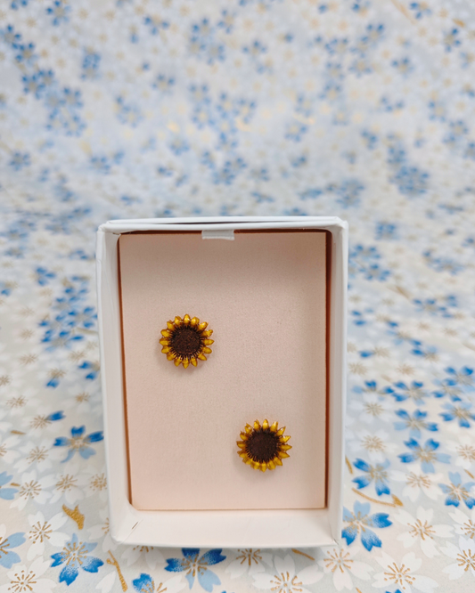 Broqueles girasol
