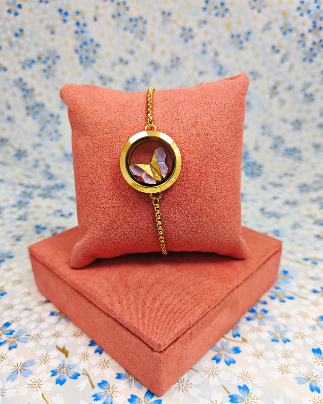 Pulsera relicario gold