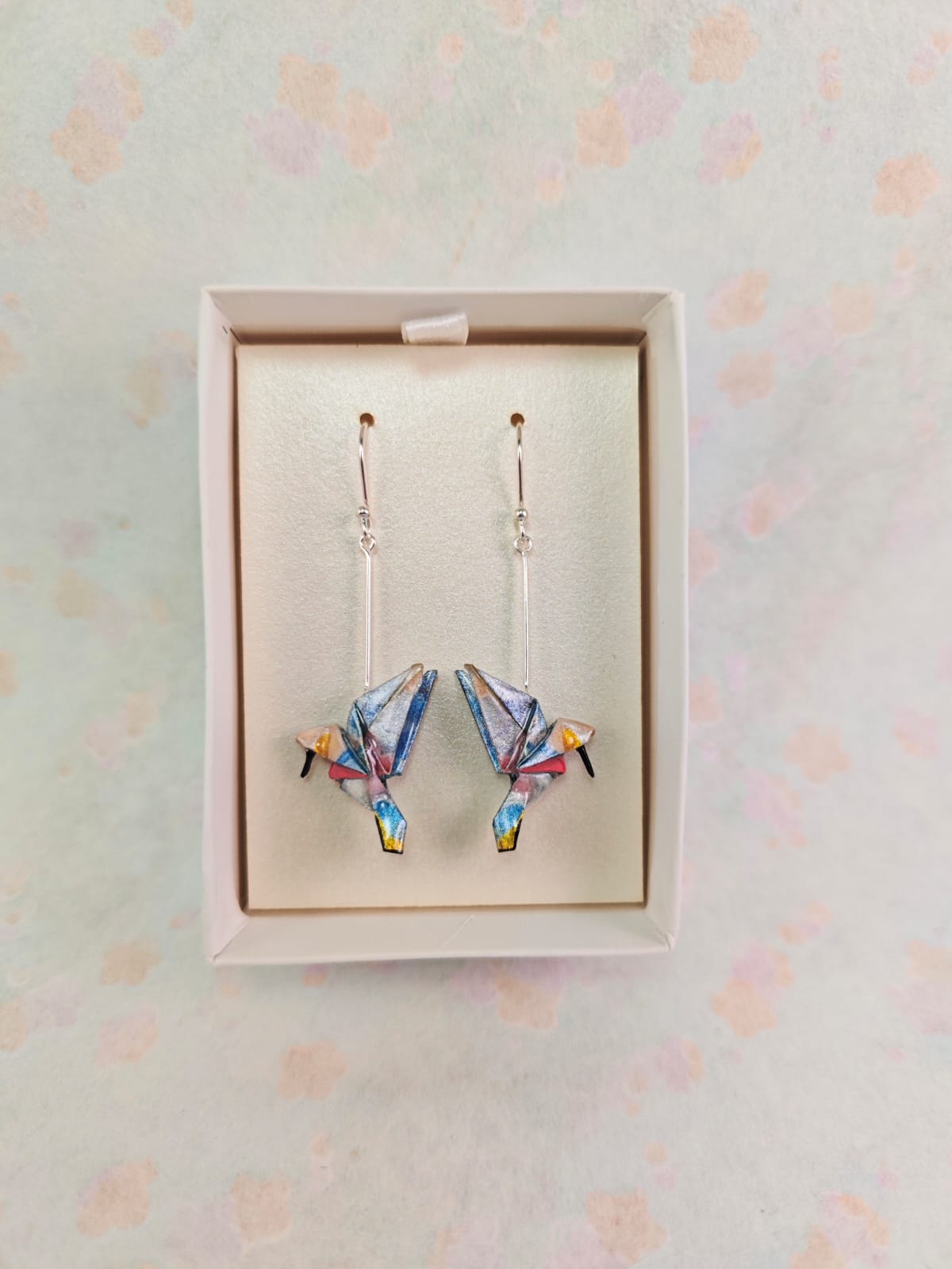Aretes Colibrí plata