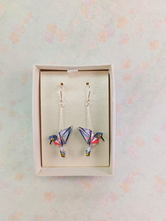 Aretes Colibrí plata