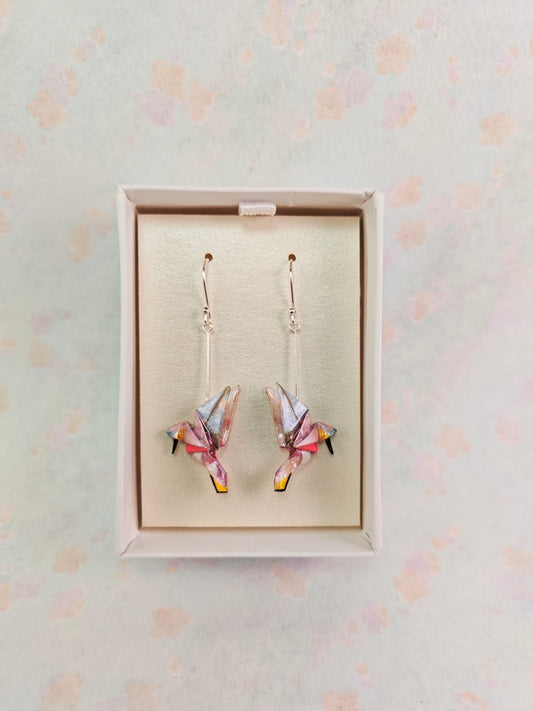 Aretes Colibrí plata