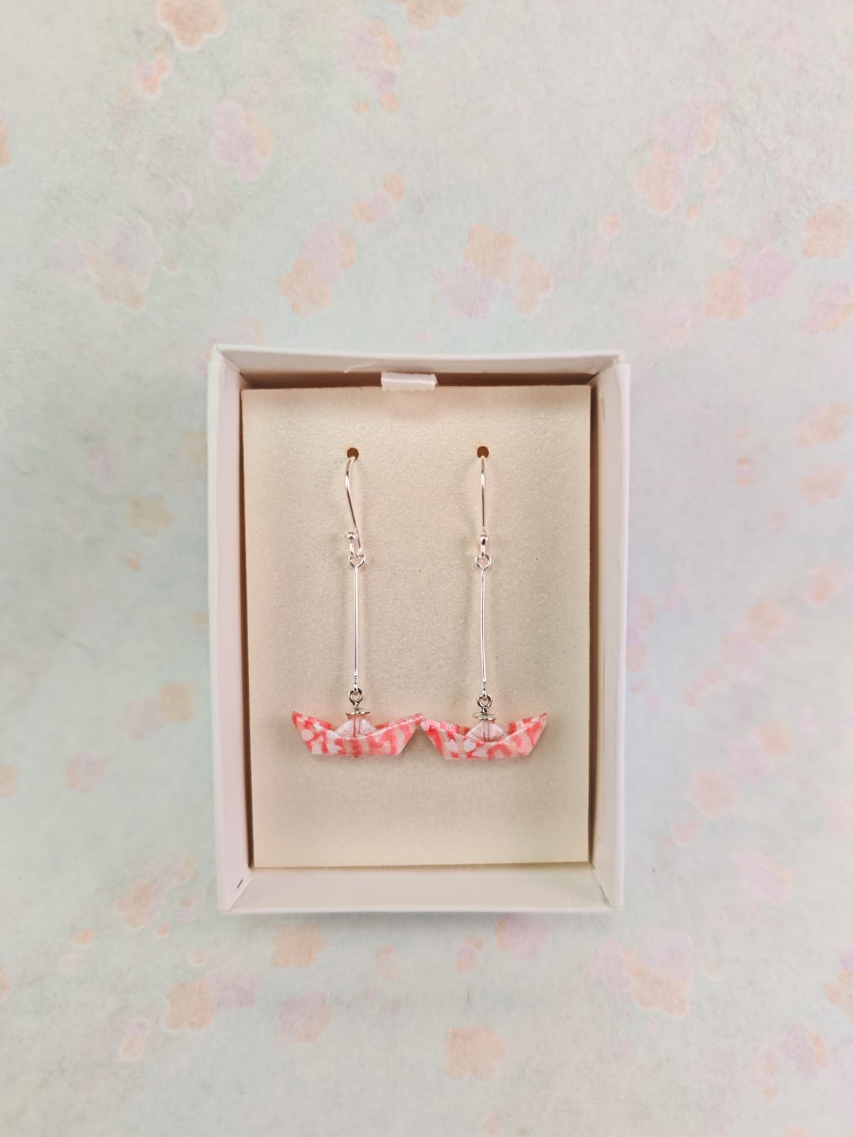 Aretes Barquito de papel