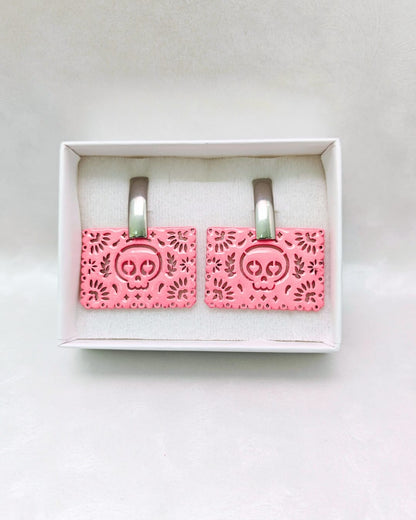 Aretes Papel picado