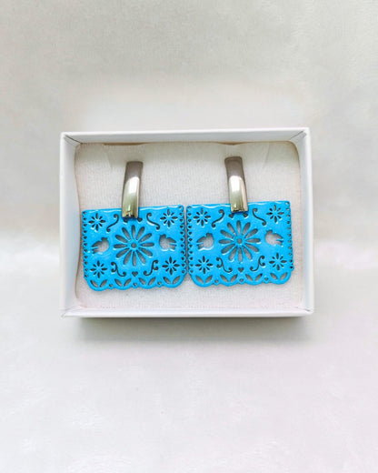 Aretes Papel picado