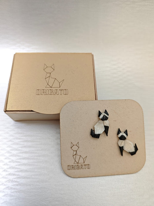 Broqueles Gato siamés