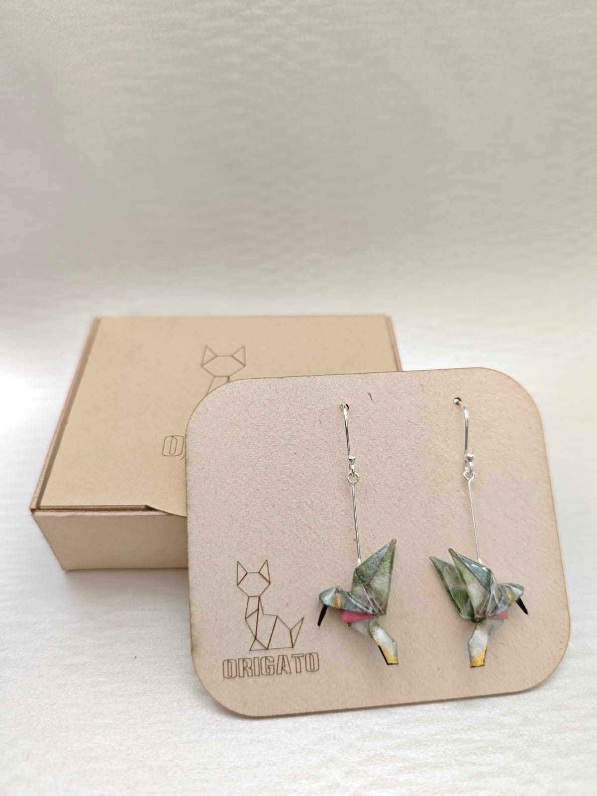 Aretes Colibrí plata